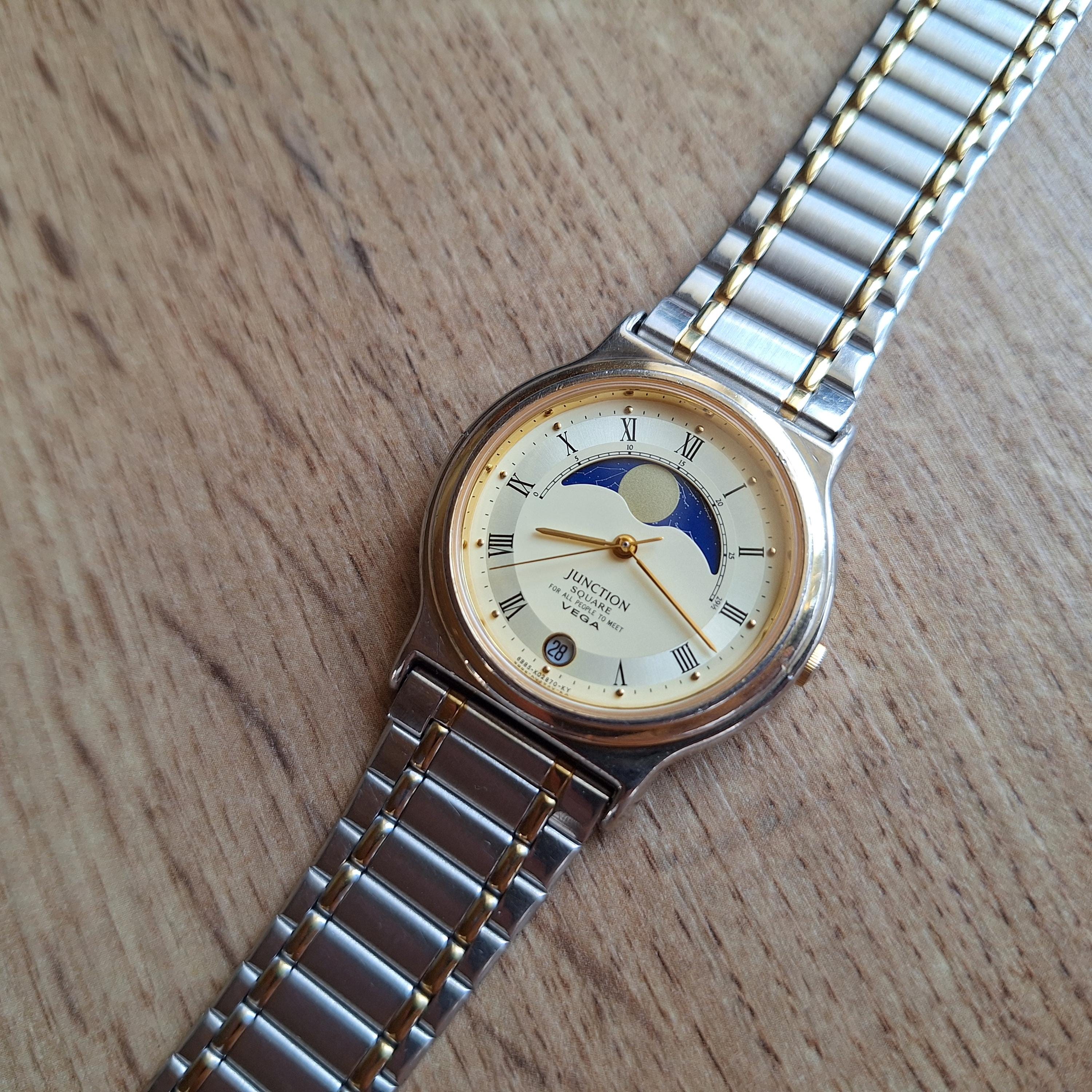 Citizen Vega Junction Square Quartz Watch With Moon Phases