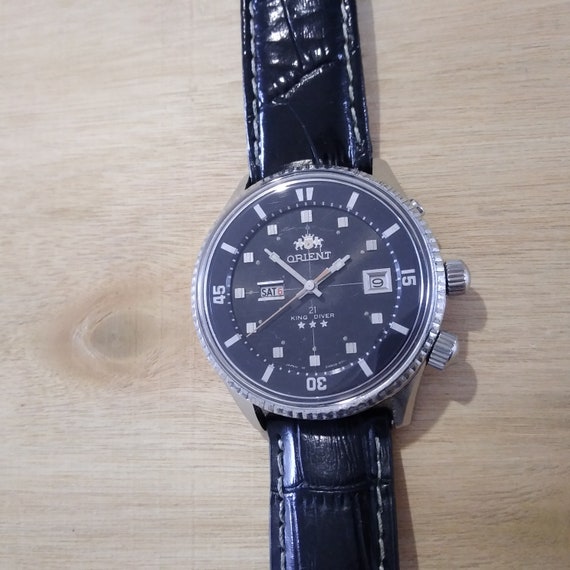 Ultra rare Vintage Orient King Diver, Rare model … - image 5