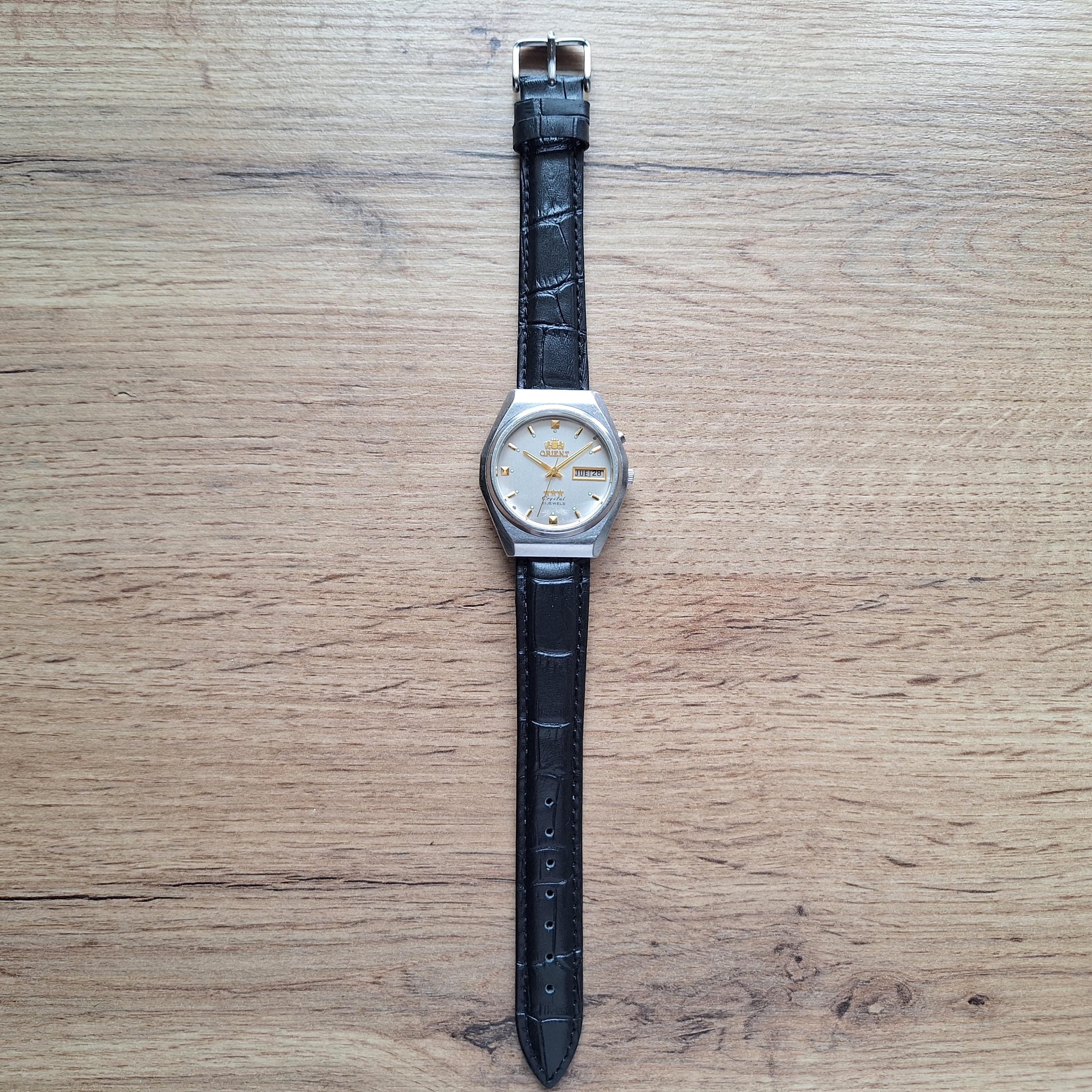 ヴィンテージ オリエント クリスタル オートマチックウォッチ