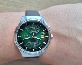 Buy Watch Orient College Perpetual Calendar, Green Watch, Multi