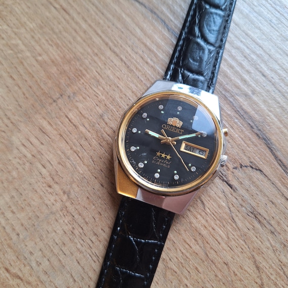 Orient Crystal Automatic watch, Black Mechanical … - image 5