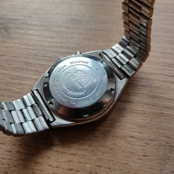 Orient black watch, Mechanical Automatic Watch Da… - image 9