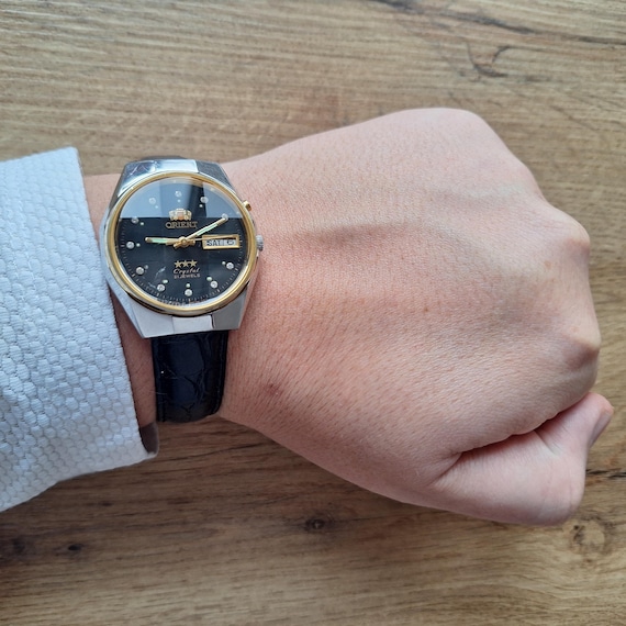 Orient Crystal Automatic watch, Black Mechanical … - image 10