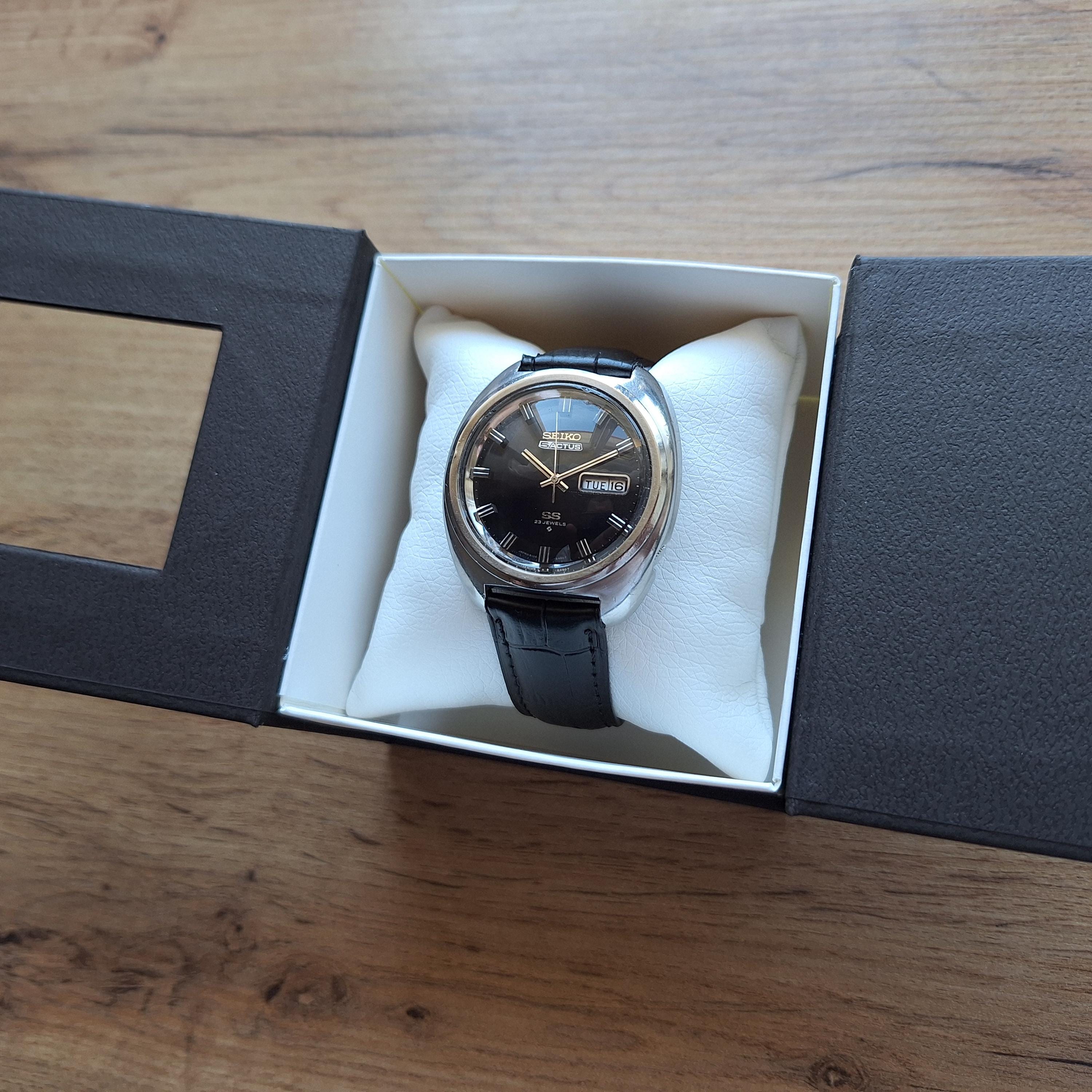 Rare SEIKO 5 Actus SS Automatic Watch Ref. 6106-8450, Vintage Rare