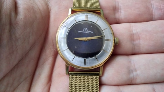 Montre Mécanique Vintage Luch URSS - Calibre 2209, Années 1960-1970, Boîtier Doré 36mm