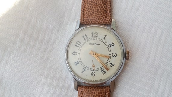 Vintage soviet watch Pobeda, Victory watch, retro… - image 1