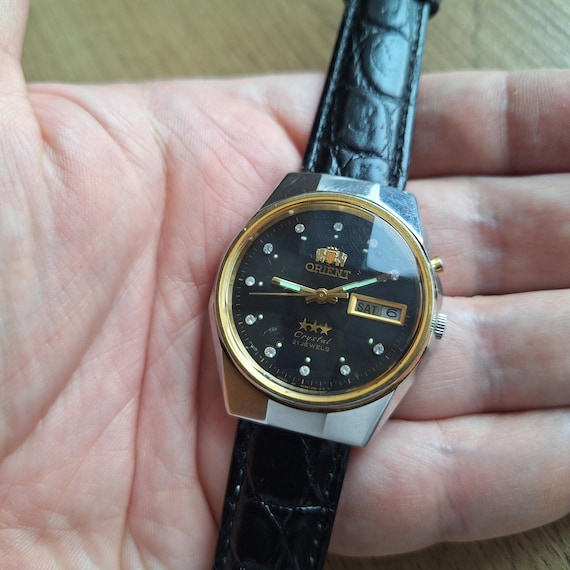 Orient Crystal Automatic watch, Black Mechanical … - image 8