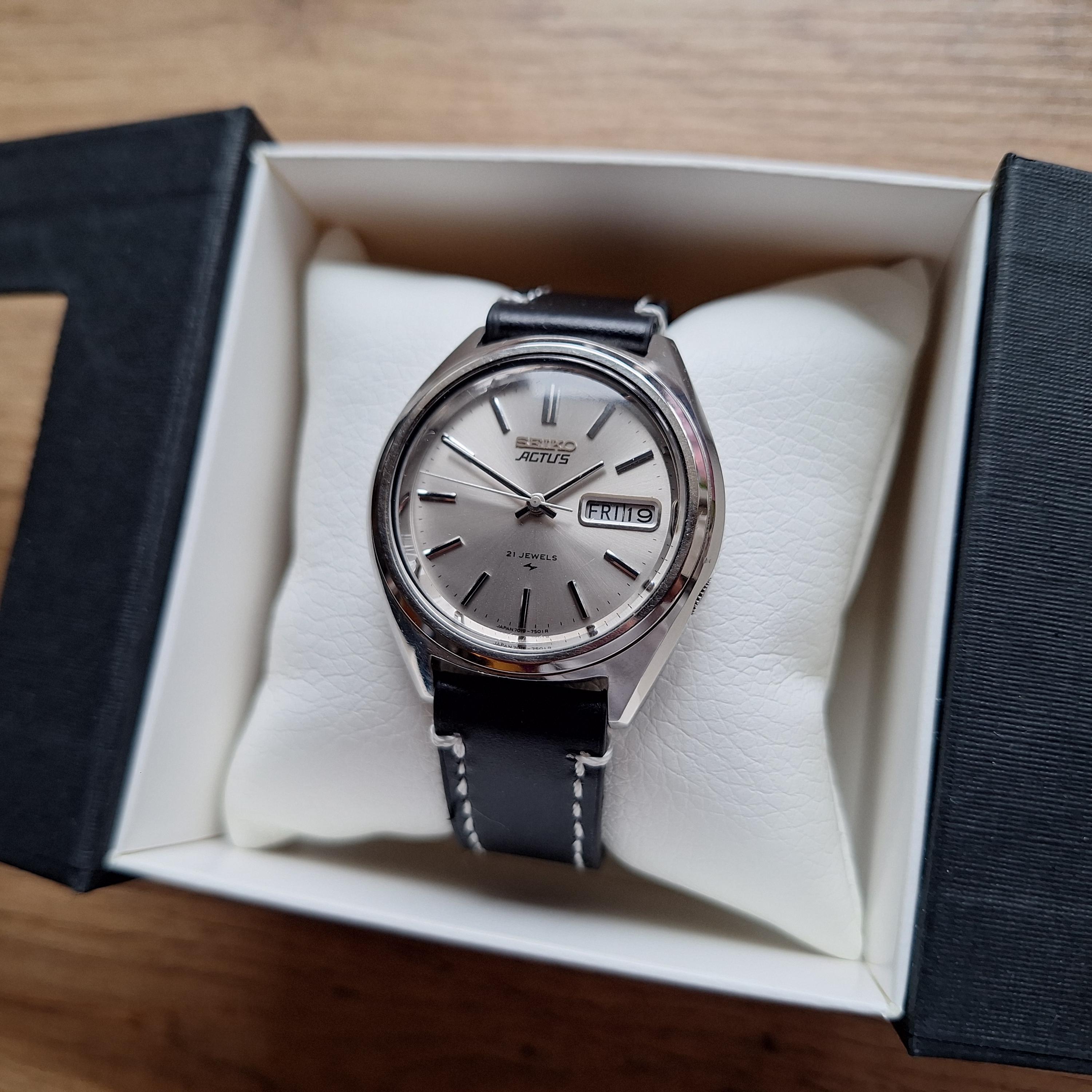 Rare SEIKO 5 Actus Ref. 7019-7070, Vintage Classic Japan Watch