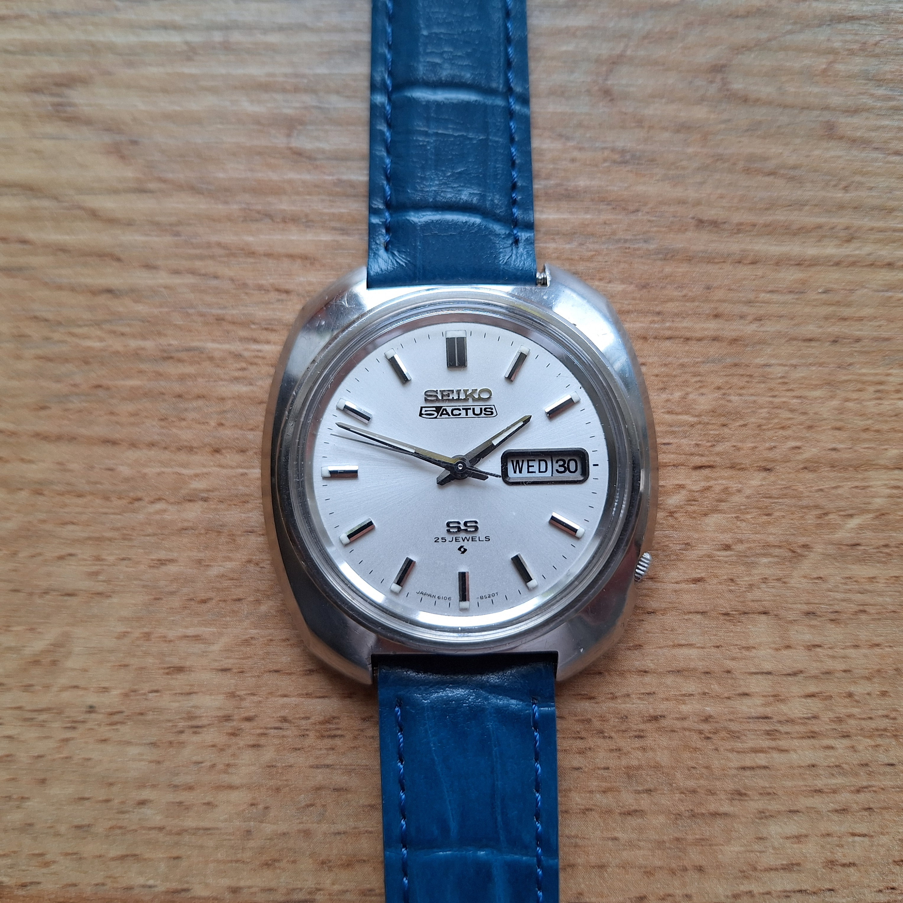 Rare SEIKO 5 ACTUS SS Ref. 6106-8470, Vintage Rare Japan Watch