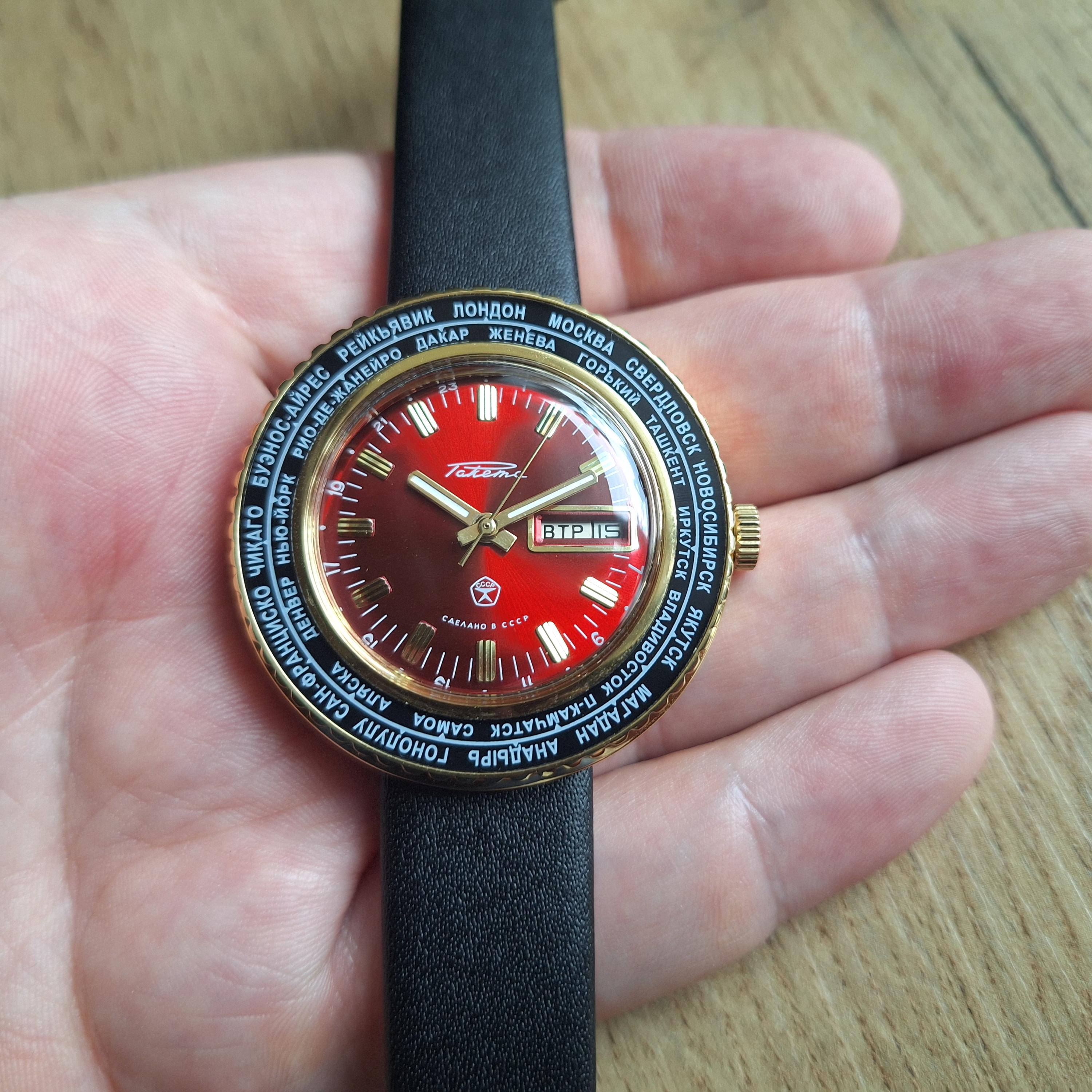 ヴィンテージソビエト時計 Raketa ワールドタイム、Raketa シティーズ