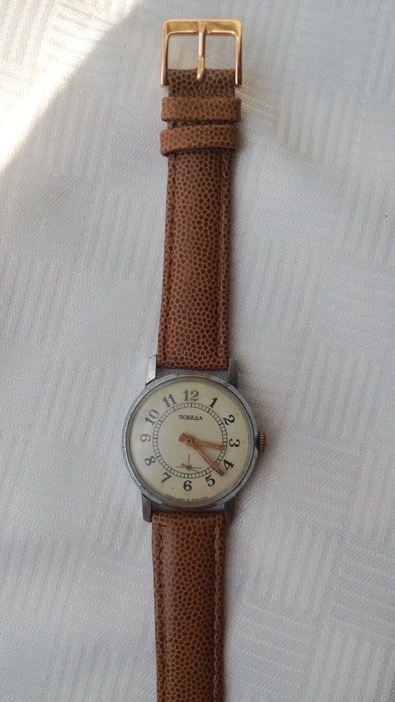 Vintage soviet watch Pobeda, Victory watch, retro… - image 2