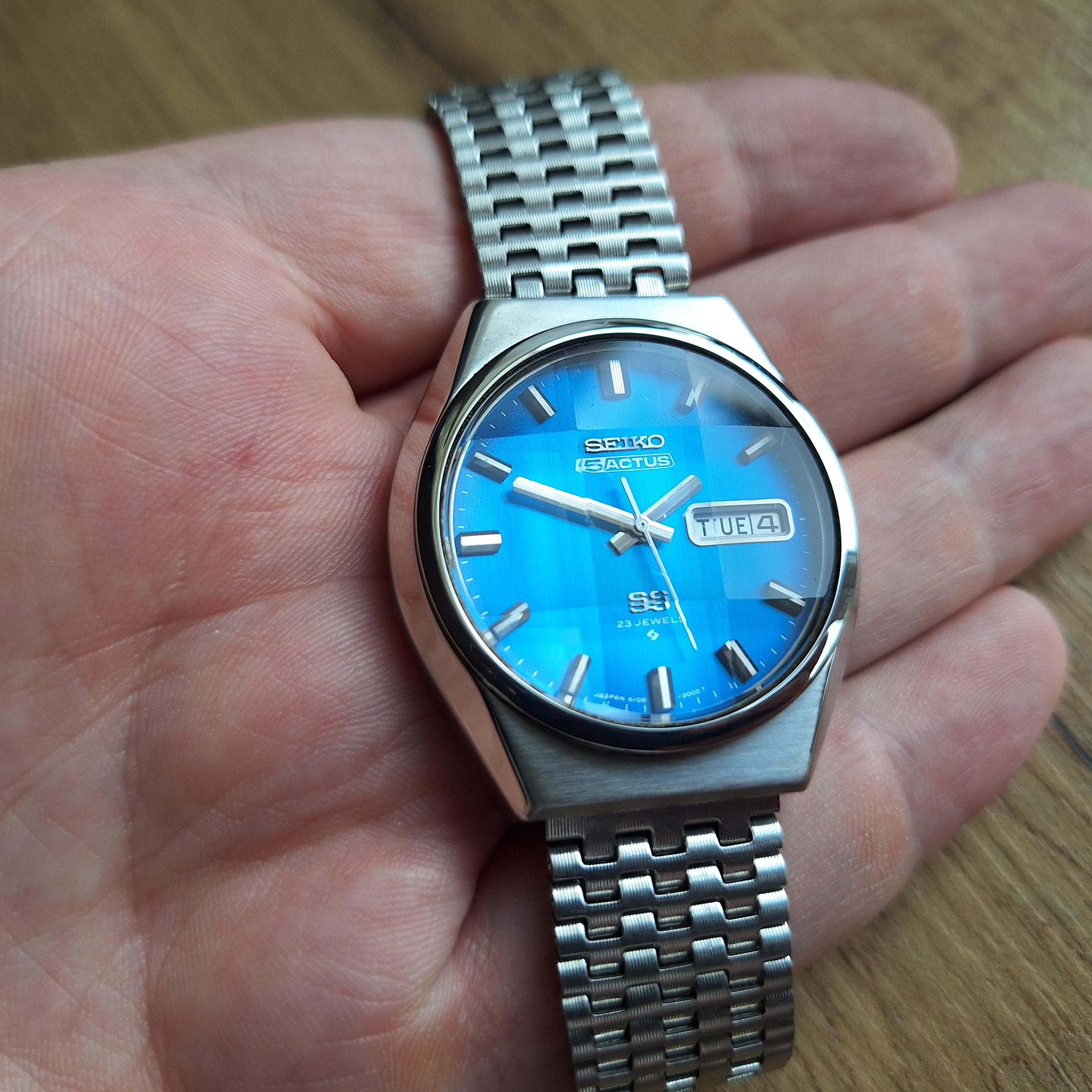 希少なセイコー5アクタスSS Ref. 6106-8760、ヴィンテージクラシック