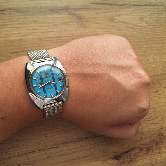 Ultra rare Orient Crystal watch with two-tone dia… - image 2