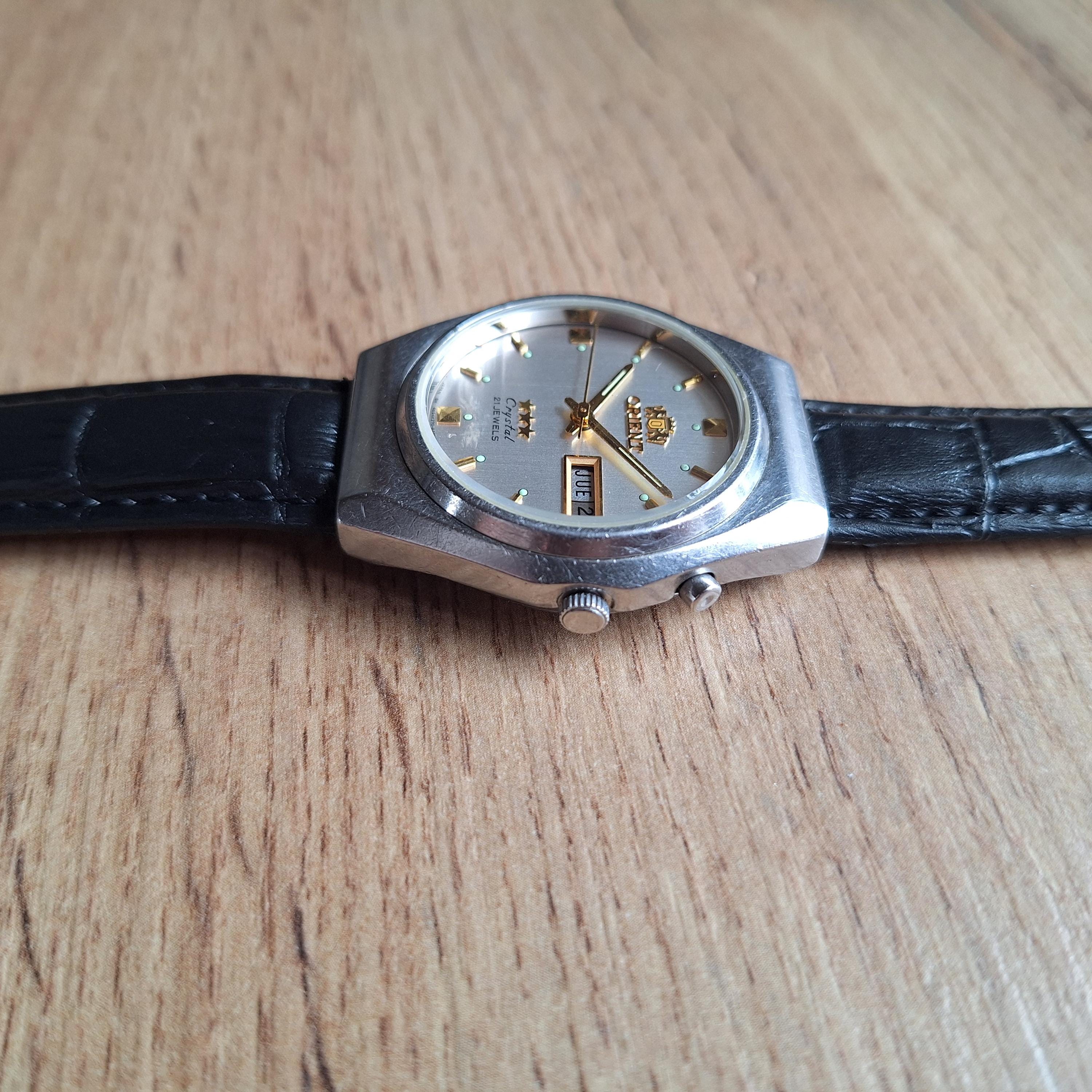 ヴィンテージ オリエント クリスタル オートマチックウォッチ