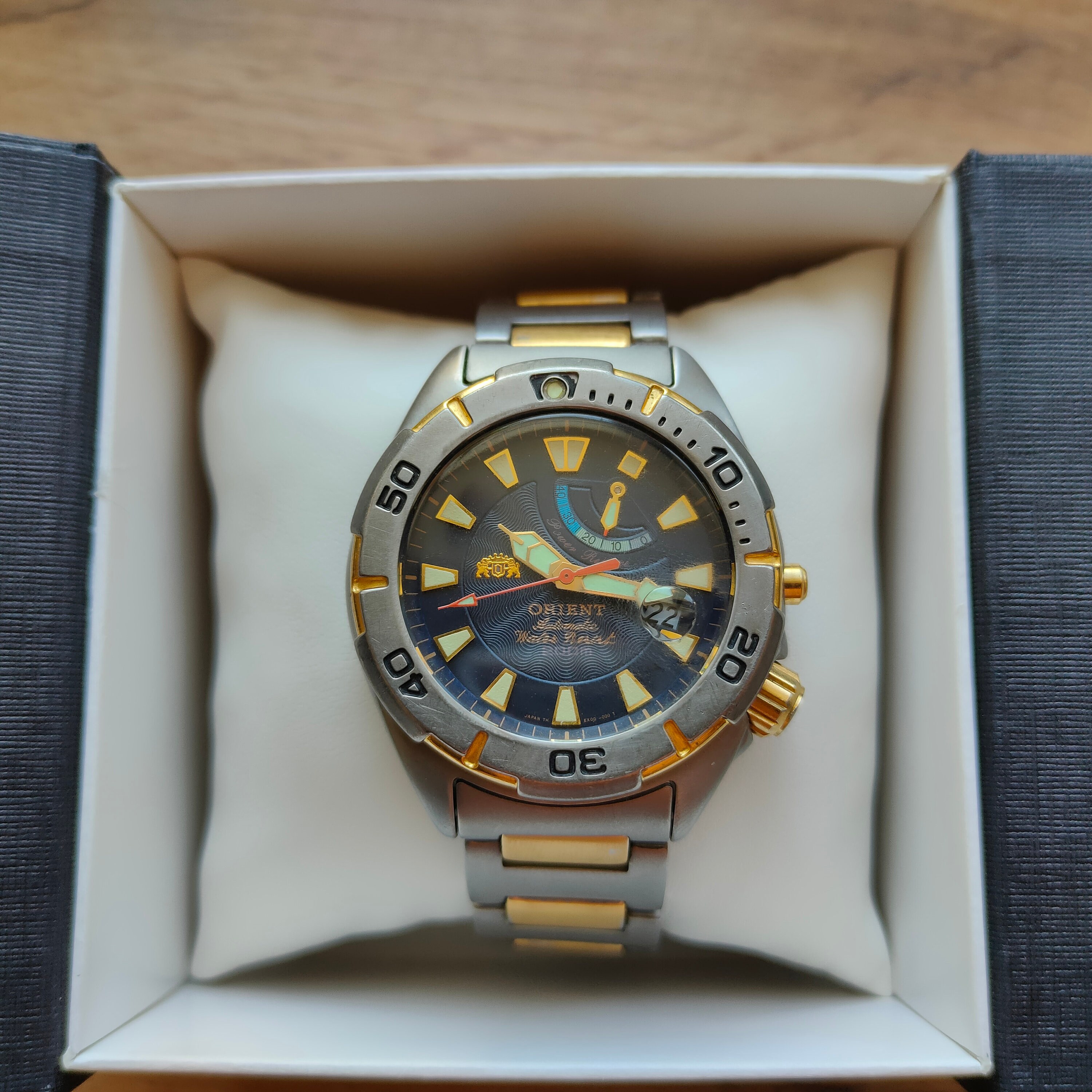 RARE Diver Orient 200m Titanium Power Reserve Watch Automatic - Etsy