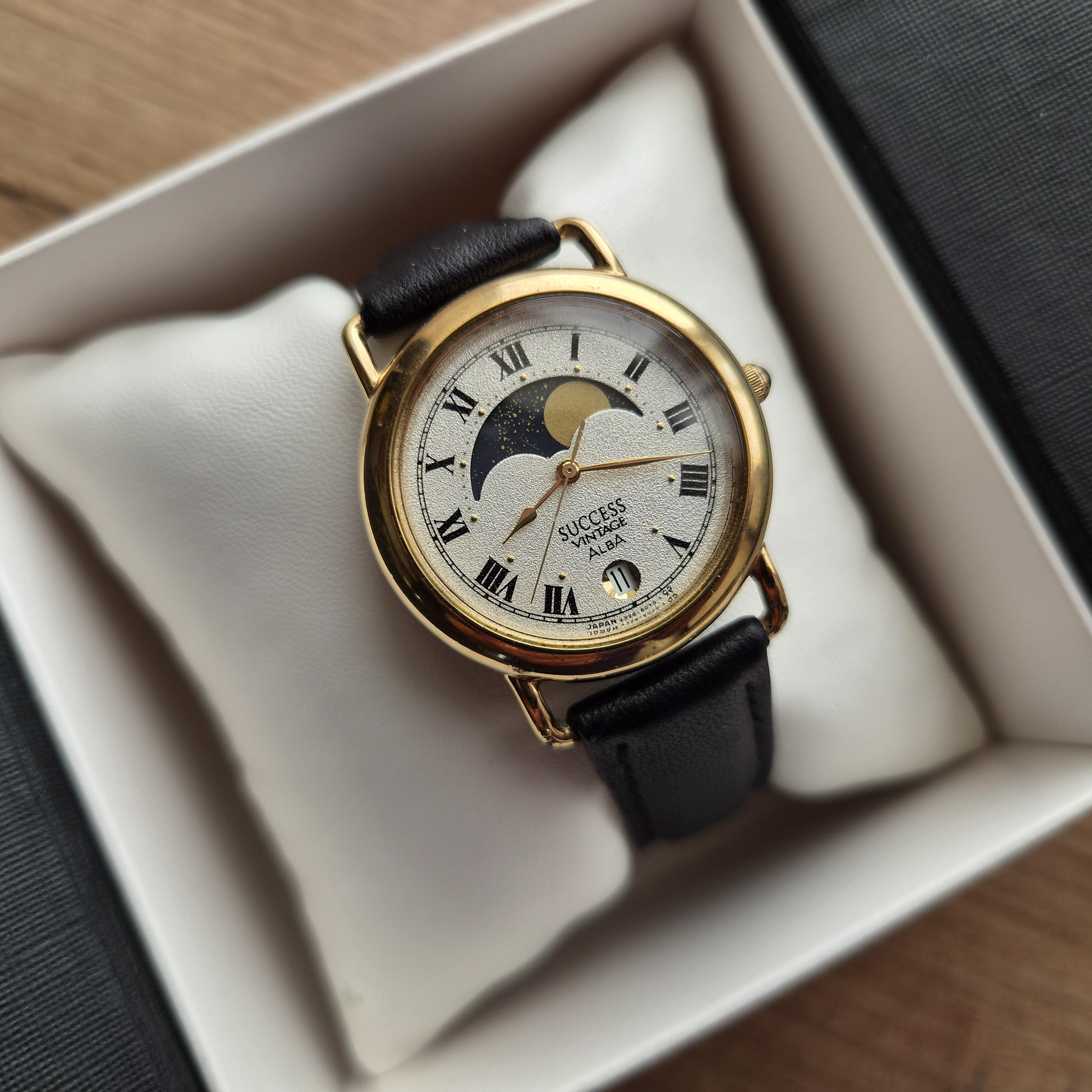 Moon phase watch seiko - Etsy 日本