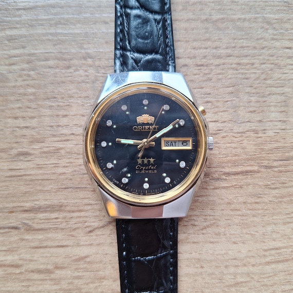 Orient Crystal Automatic watch, Black Mechanical … - image 4