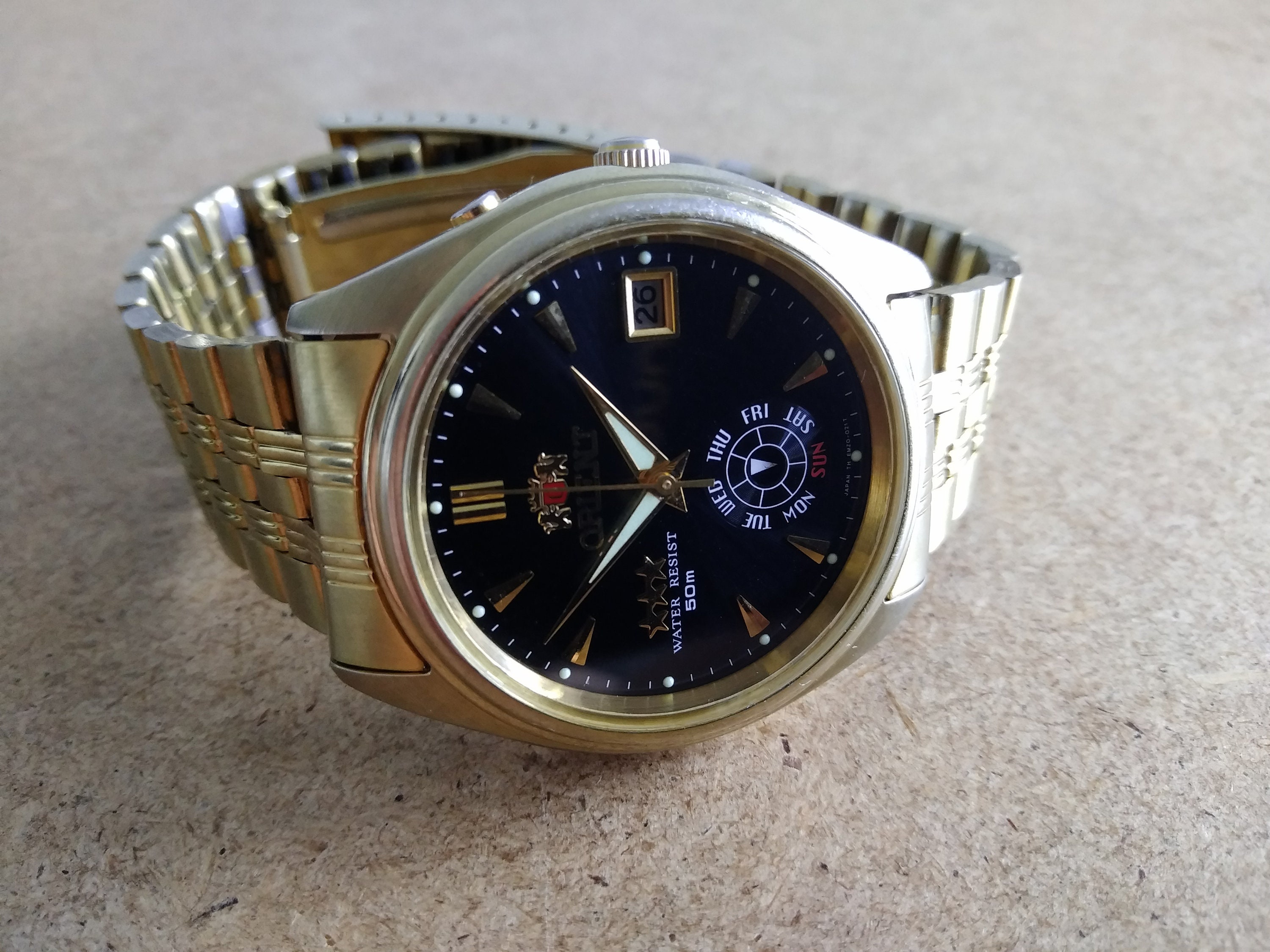 Orient 21 Jewel Mechanical Automatic Watch japan watch 50m Etsy