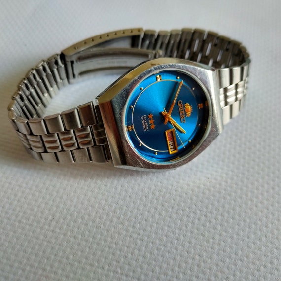 Reloj Orient Automático, Reloj Azul, Reloj Automático Mecánico, Esfera  Azul, Reloj Japón, Brazalete de Metal -  México
