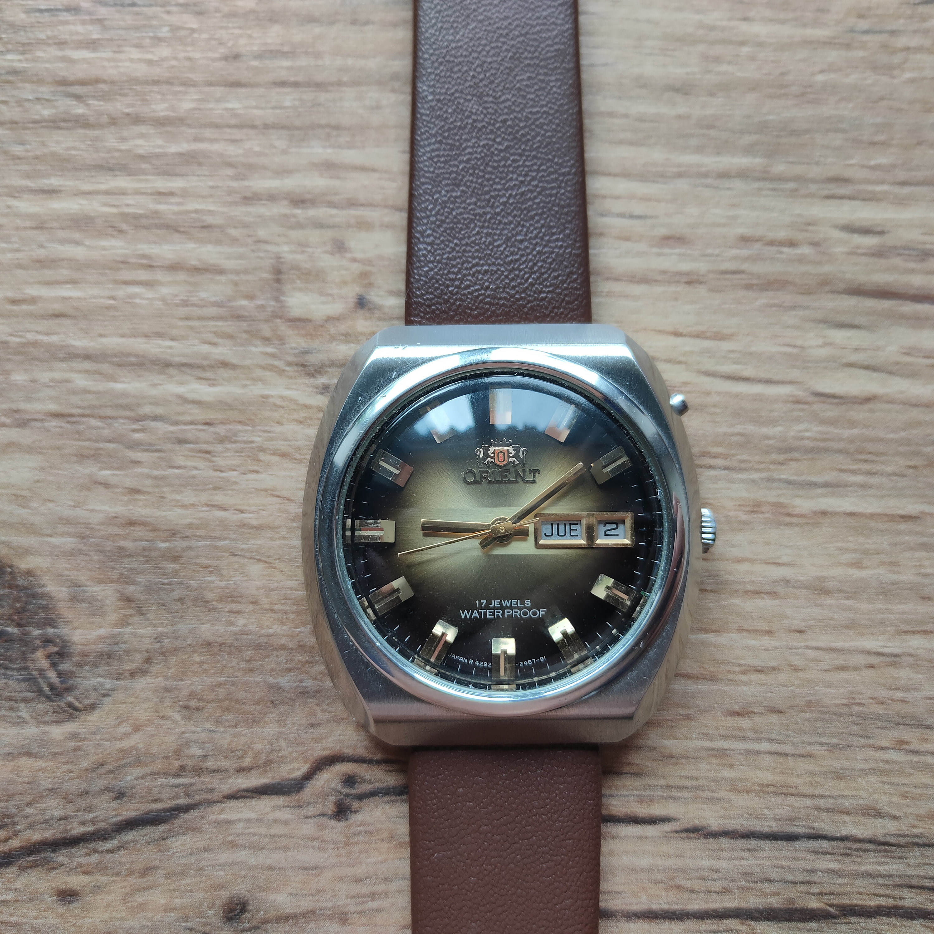 Classic Rare Orient Watch, Automatic Watch, Rare Watch, Brown Watch ...