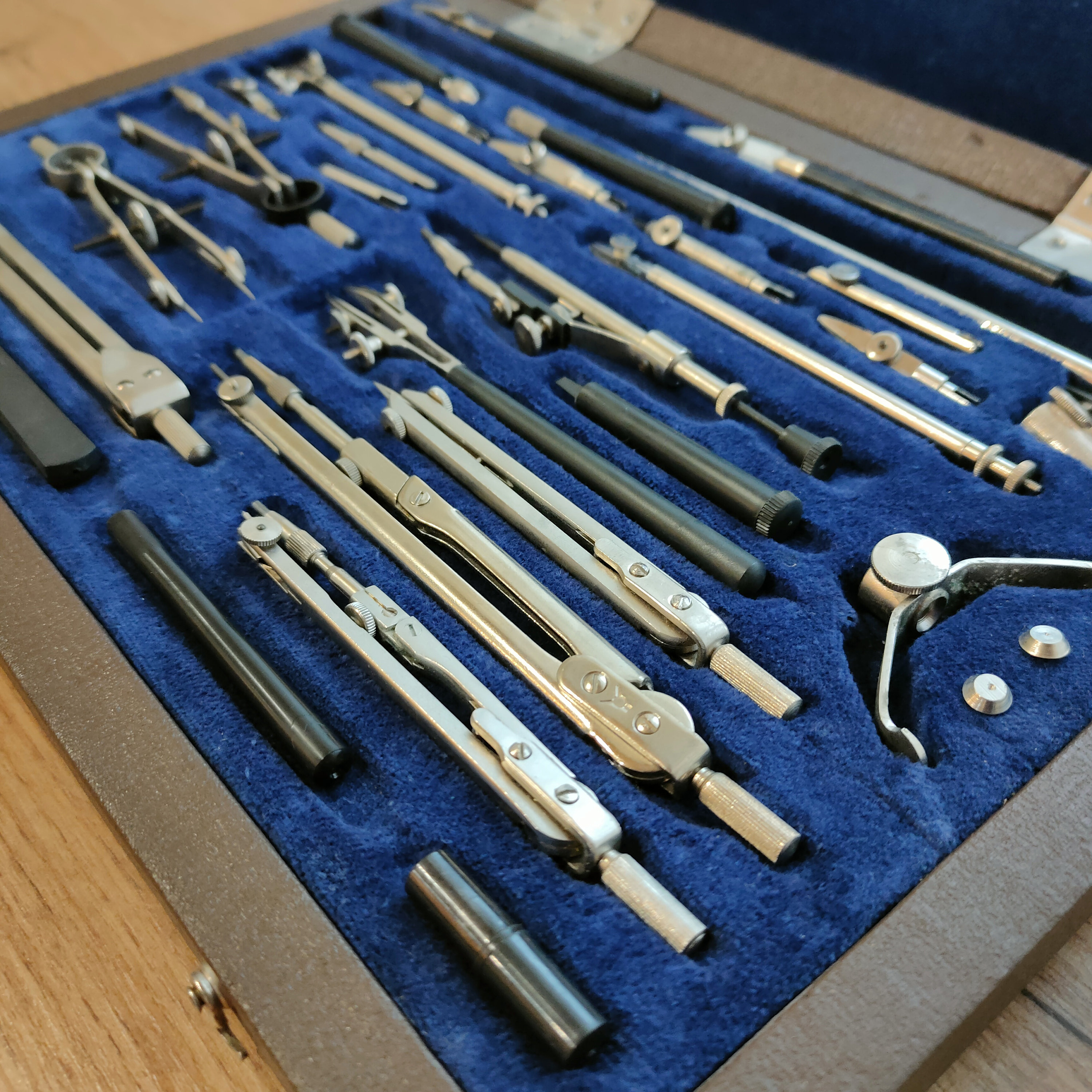 Vintage Drafting Tools Technical Drawing Instruments Set *Complete