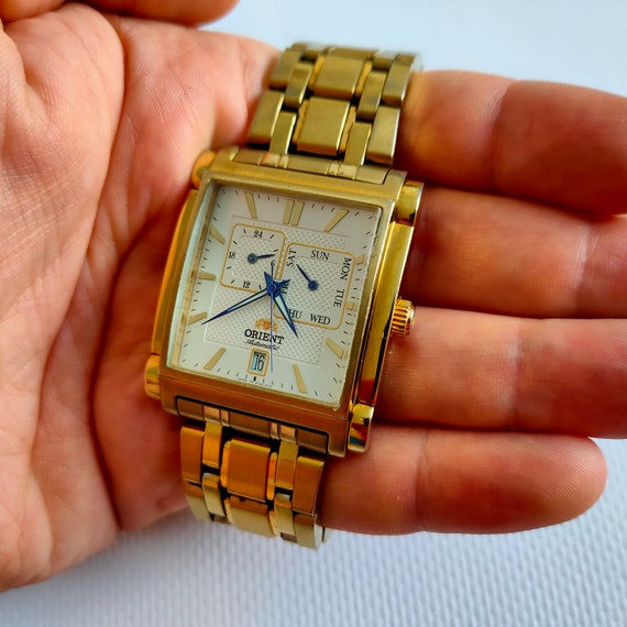 orient automatic square watch