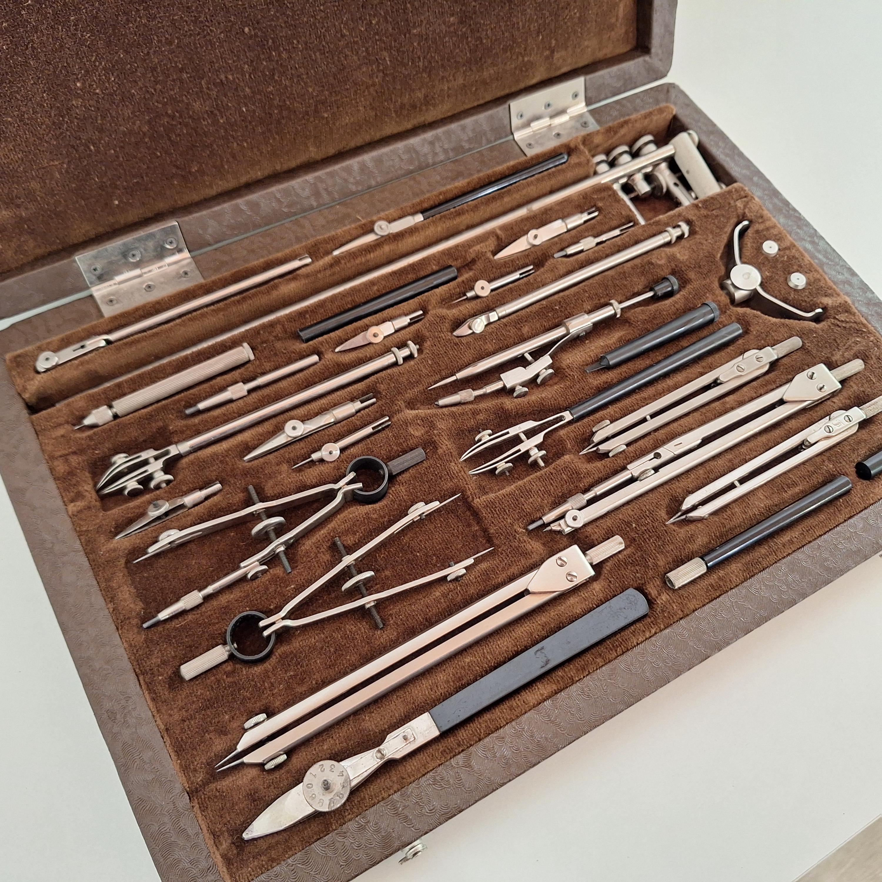 Drawing Instruments , Drafting Set, Brass Steampunk Tool Set ...