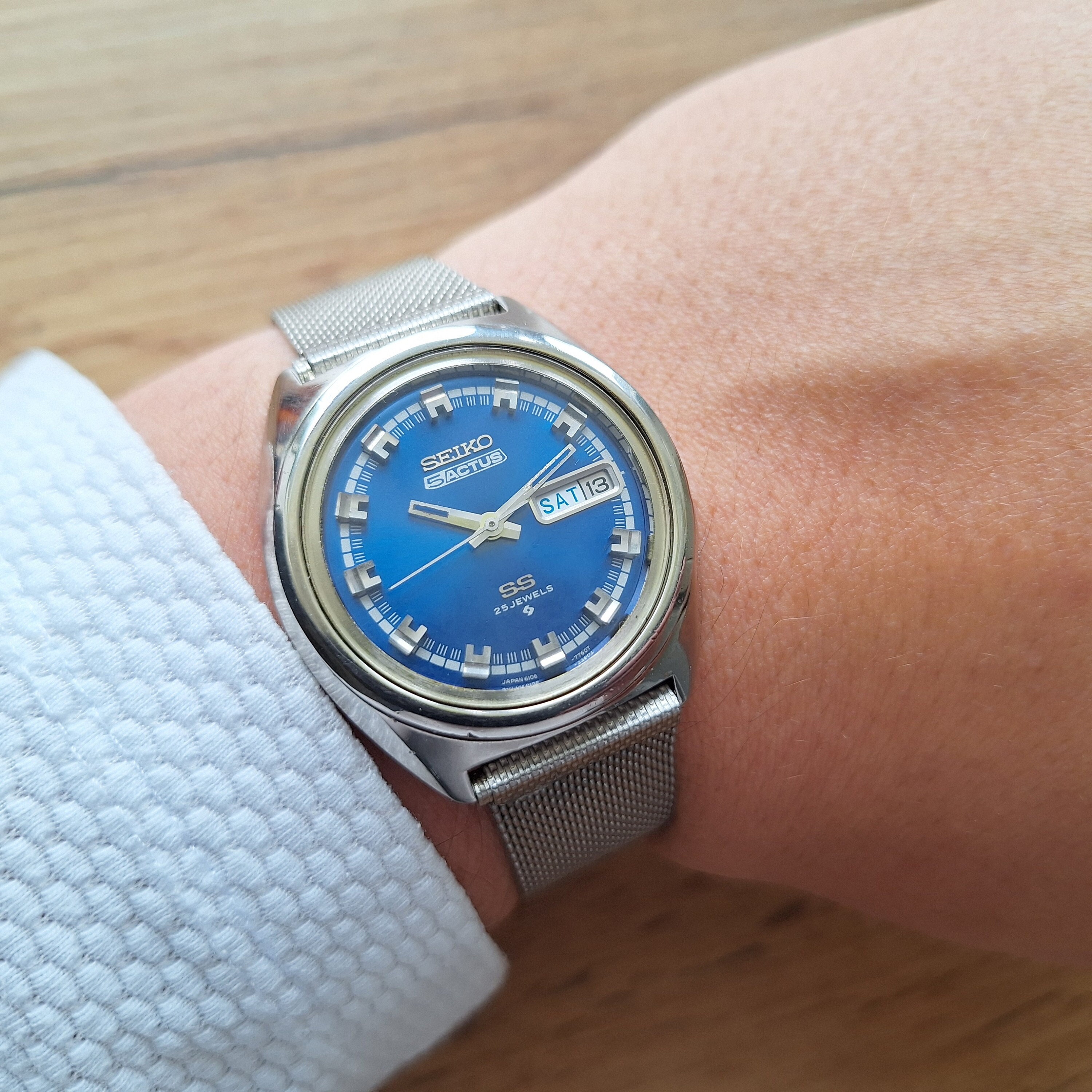 Seiko 5 Actus SS Watch, Seiko 6106-7520 Vintage Classic Seiko 5 Actus SS Watch, Seiko 6106-7520 Vintage Classic