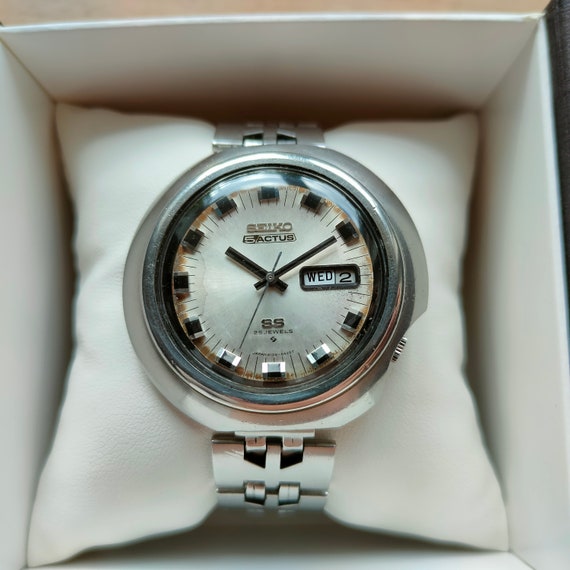 V10♯【AT・QZ/不動品】腕時計 SEIKO 5 ACTUS Canon 7019-7060 自動巻