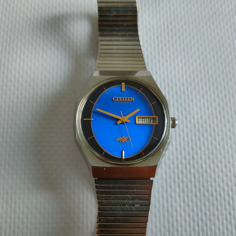 Citizen Vintage Watch Japan Watch Automatic Watch Day and Etsy