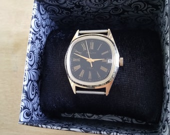 NOVO ESTOQUE ANTIGO Relógio Poljot, relógio mecânico, relógio soviético, relógio preto, relógio retrô masculino, relógio vintage