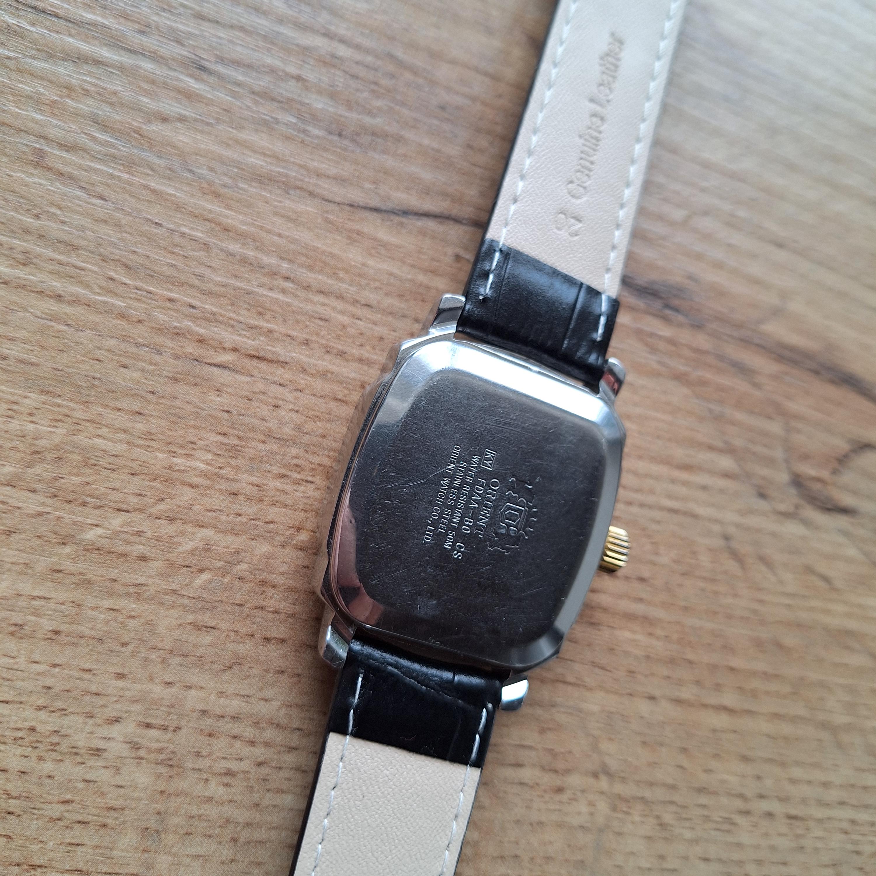Vintage Orient Power Reserve Watch, Japan Watch, Mens Watch