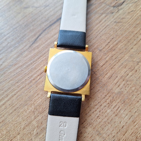 ZARJA square watch, Soviet watch, classic slim wa… - image 9