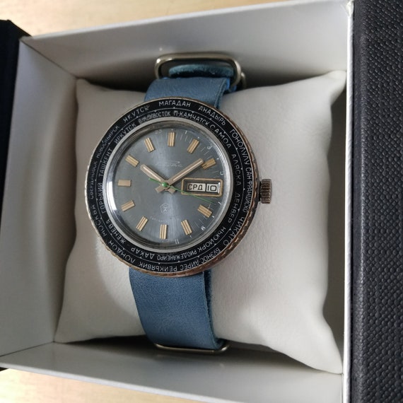 Raketa ヴィンテージ ソビエト時計 ワールドタイム 2628.H、Raketa
