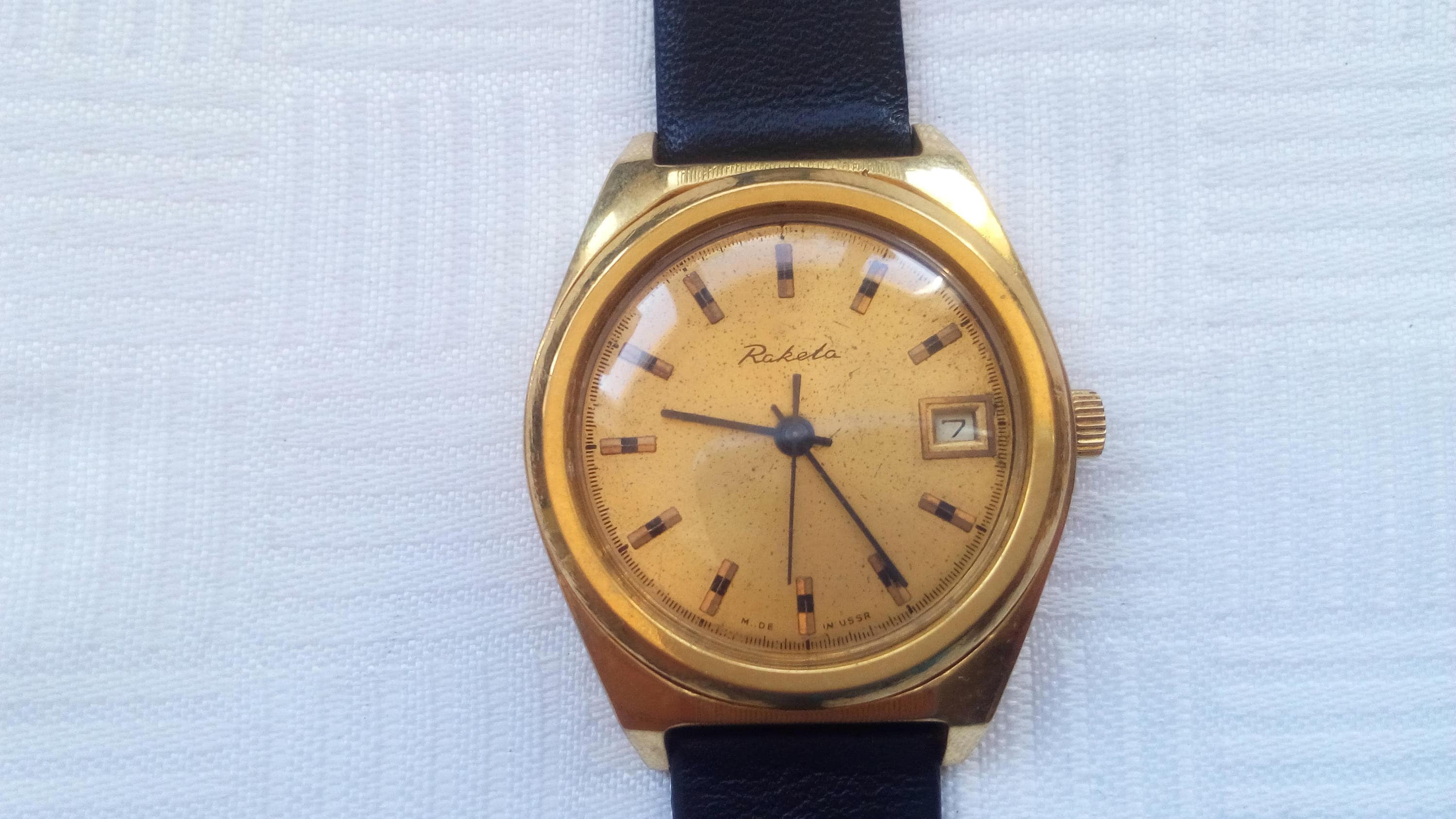 Raketa Watch Soviet Watch Gold Plated Case Mechanical | Etsy