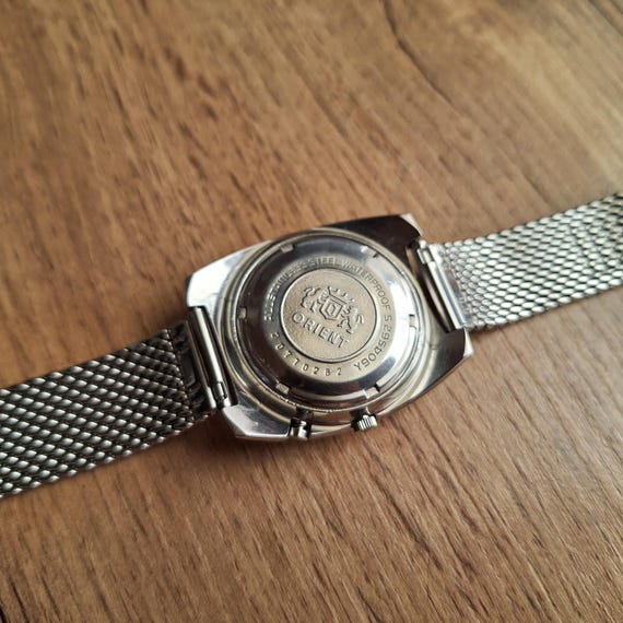 Ultra rare Orient Crystal watch with two-tone dia… - image 9