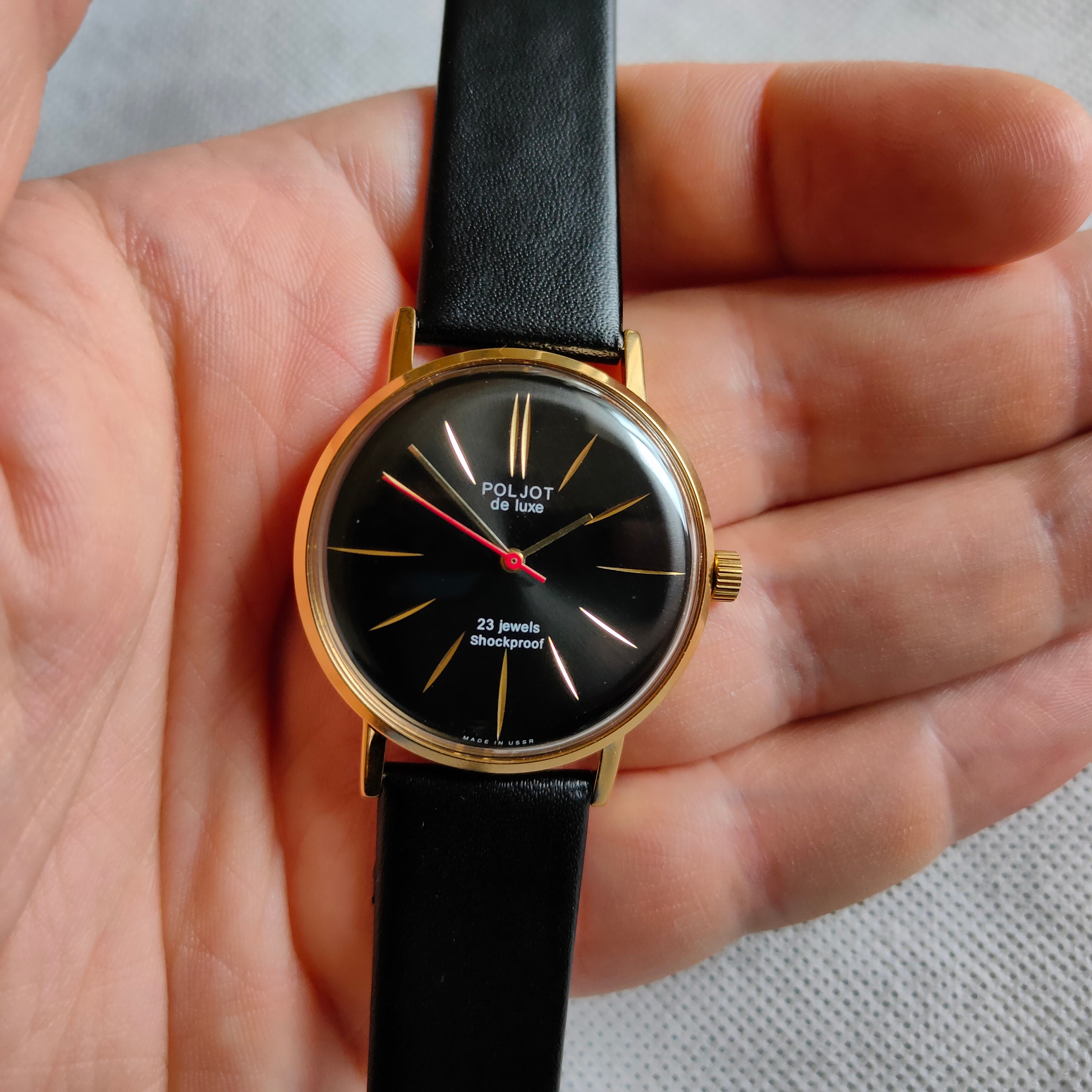 Vintage Watch Poljot, Poljot De Luxe, Ultra Rare Watch Vintage Watch Poljot, Poljot De Luxe, Ultra Rare Watch