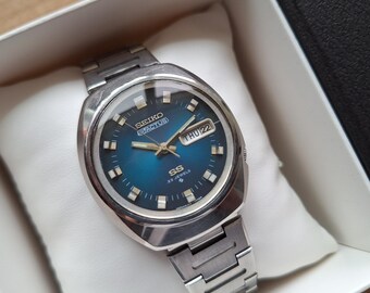 Rare SEIKO 5 Actus SS Ref. 6106-7590, Vintage Classic Japan Watch