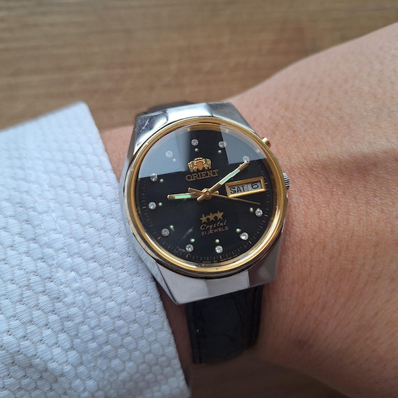 Orient Crystal Automatic watch, Black Mechanical … - image 2