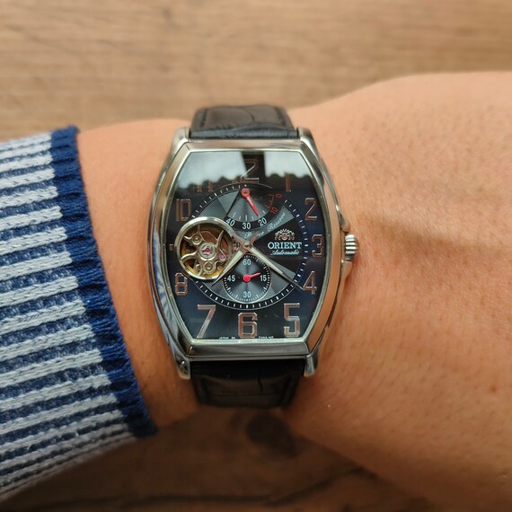 Reloj orient automatico corazon abierto sale