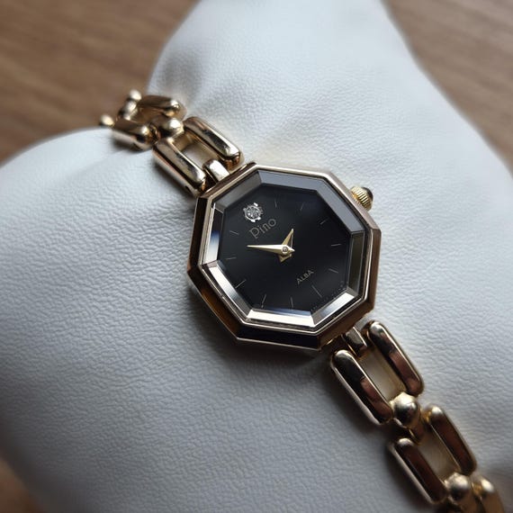 Vintage SEIKO ALBA Pino コンビ ブレスレット 腕時計 Seiko Alba Pino Watch, Quartz Watch, Womens Watch, Gift for Her