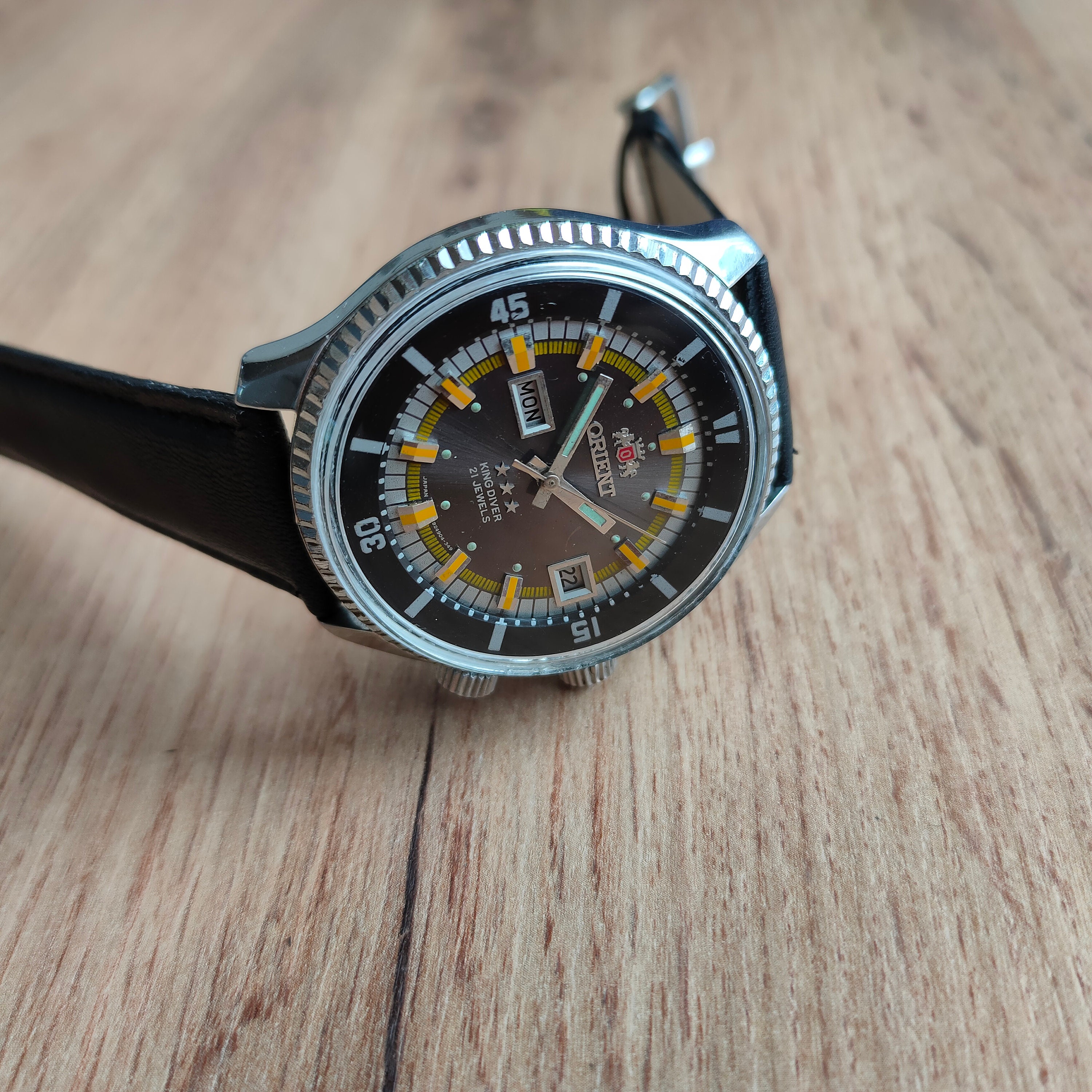 Ultra Rare Vintage Orient King Diver, Rare Model From 70s, Automatic Watch, Original Japan Watch, 1942 Caliber - Etsy Canada Ultra Rare Vintage Orient King Diver, Rare Model From 70s, Automatic Watch, Original Japan Watch, 1942 Caliber - Etsy Canada