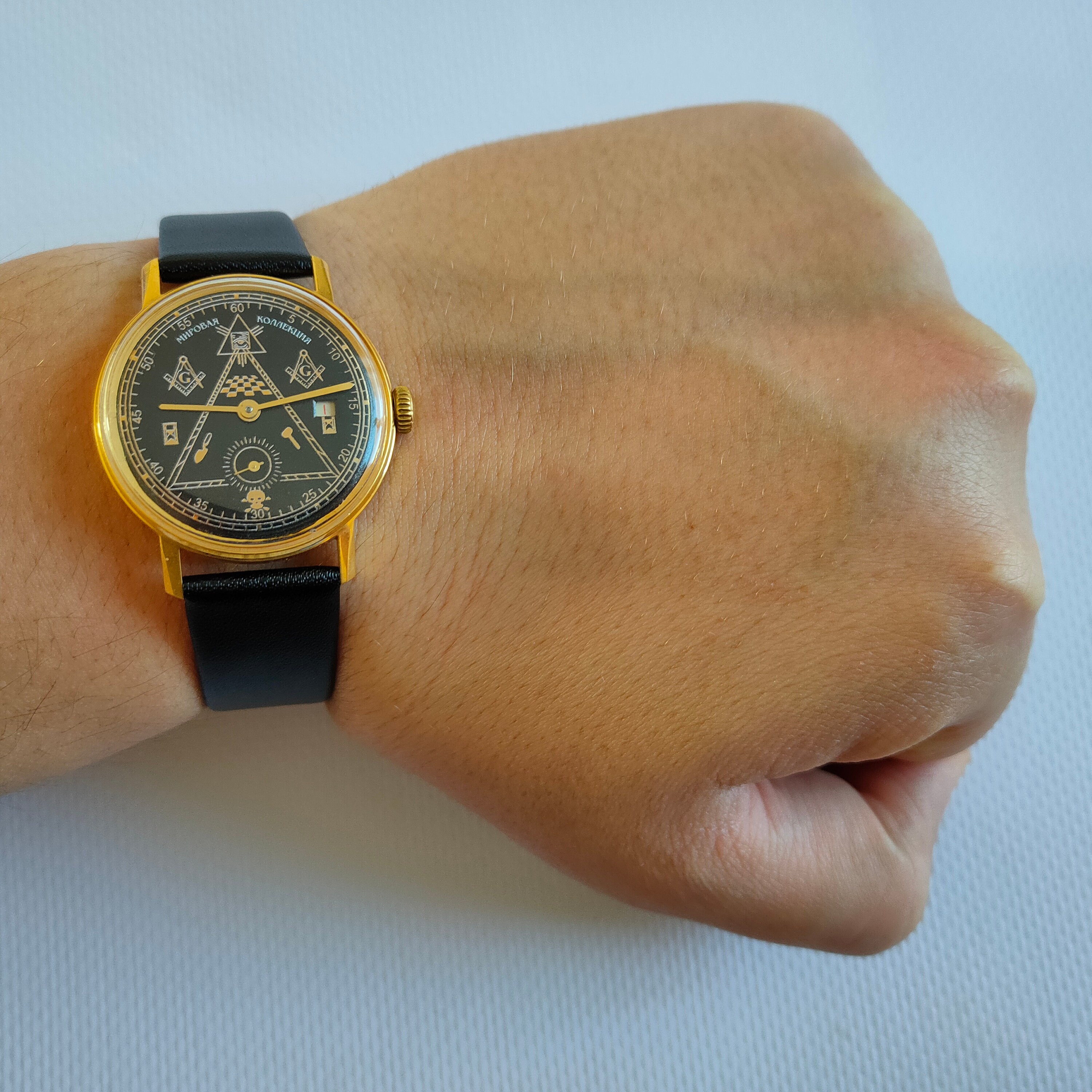 Orologio Cronografo Meccanico Russo Poljot P-Sports Surfer – Quadrante Cangiante E Cassa 43 Mm - 4