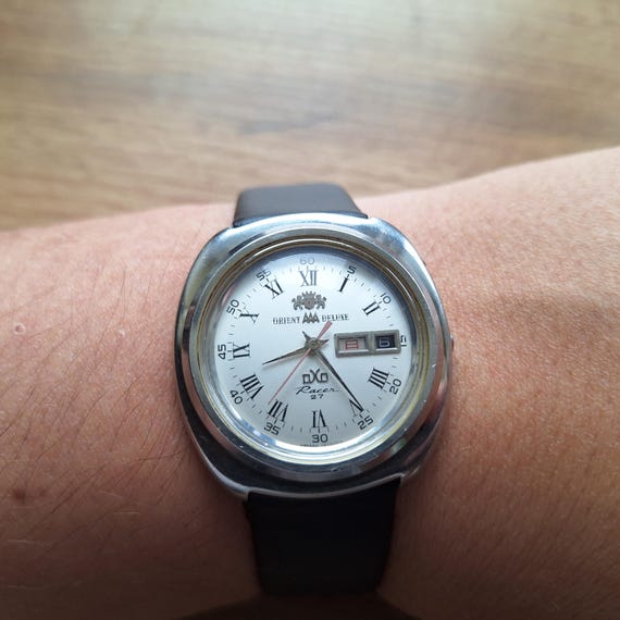 ORIENT AAA DELUXE SPECIAL　27J　OH済 稼働品 Rare Orient AAA Deluxe Racer 27 J, Rare Mechanical Automatic Watch