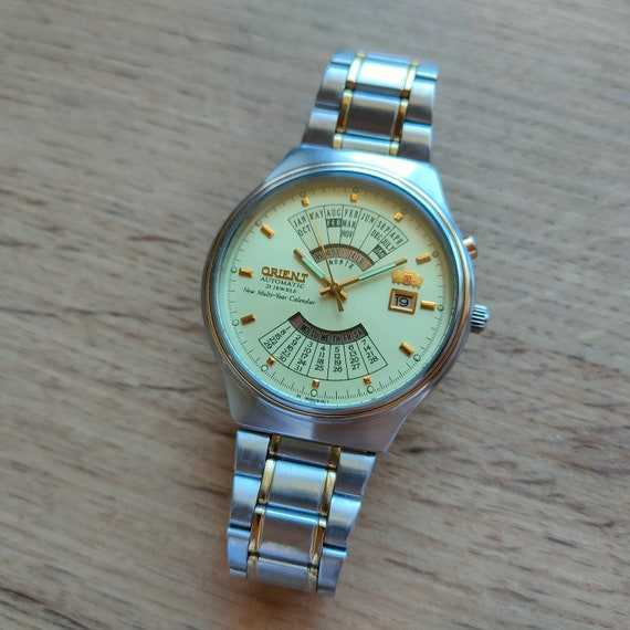 Vintage Orient College watch, Perpetual calendar,… - image 1