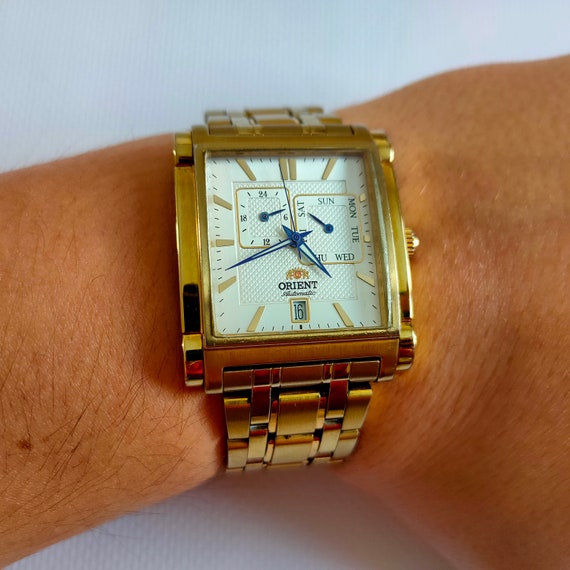 orient automatic square watch