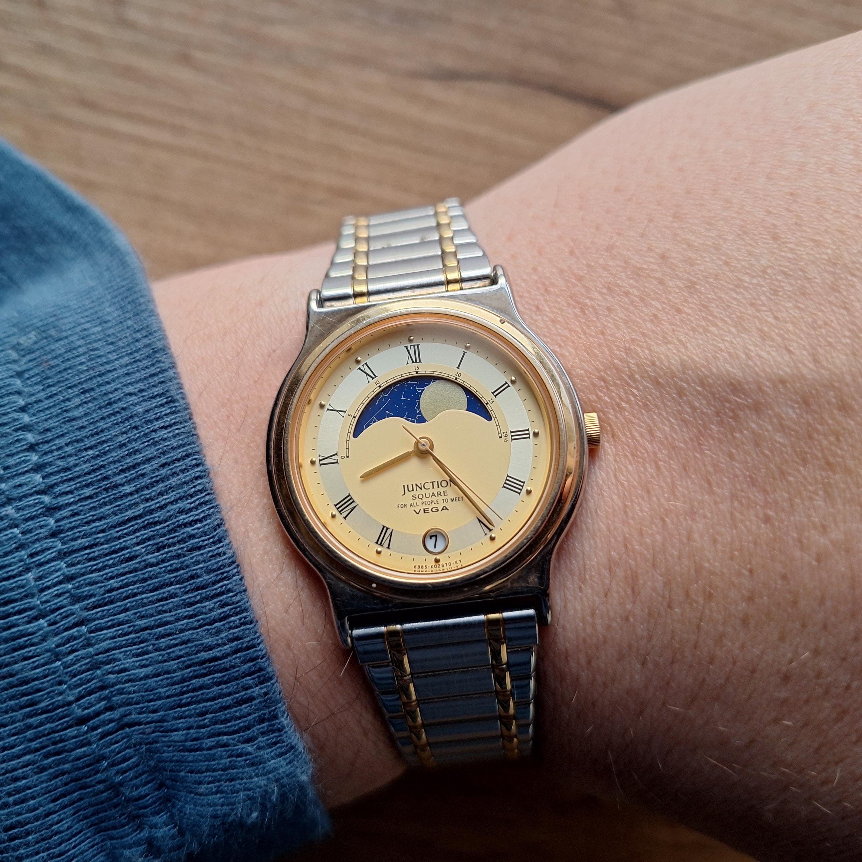 Citizen Vega Junction Square Quartz Watch With Real Moon Phases