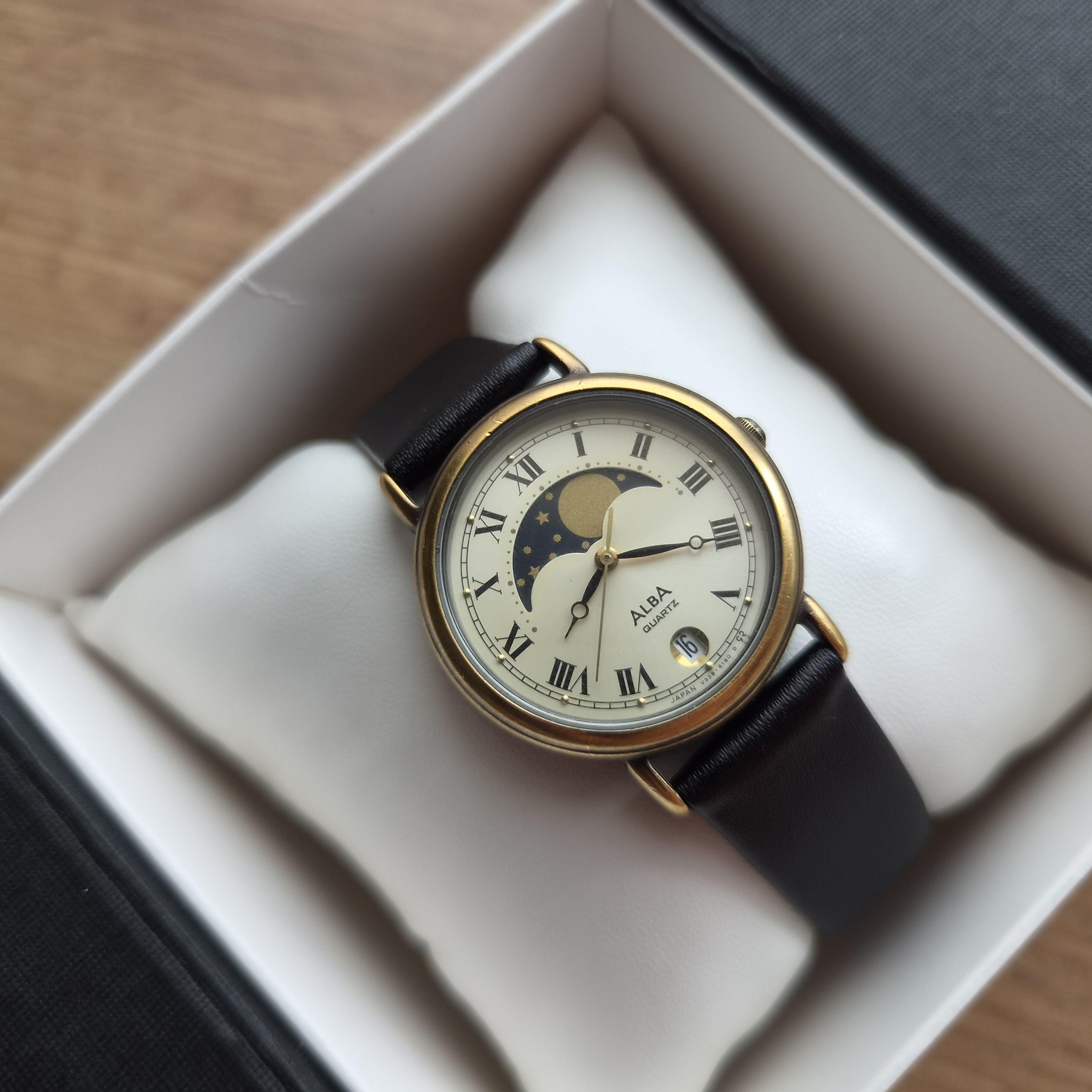 Moon phase watch seiko - Etsy 日本