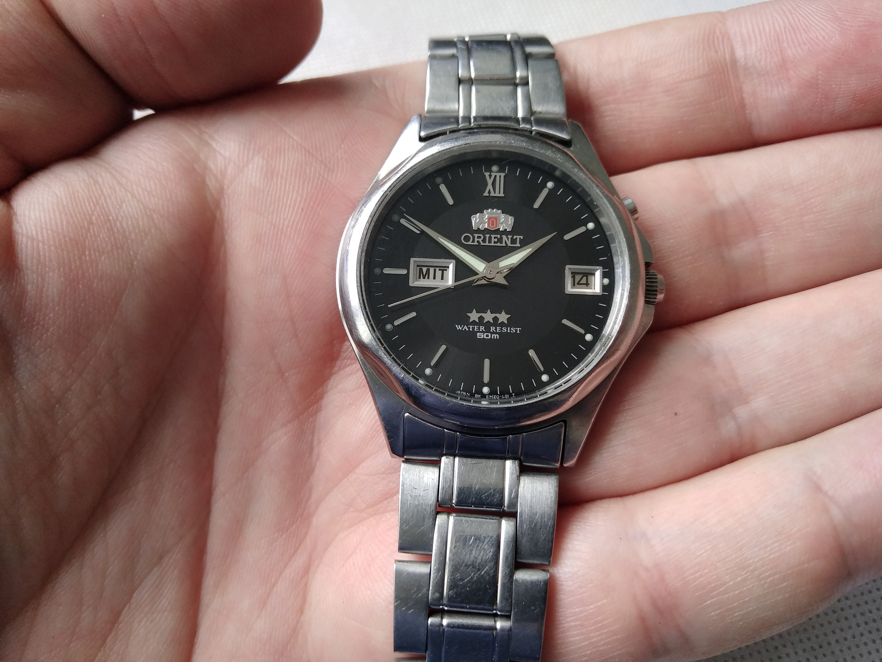 Orient Vintage Watch Automatic Watch 21 Jewels Day and Etsy