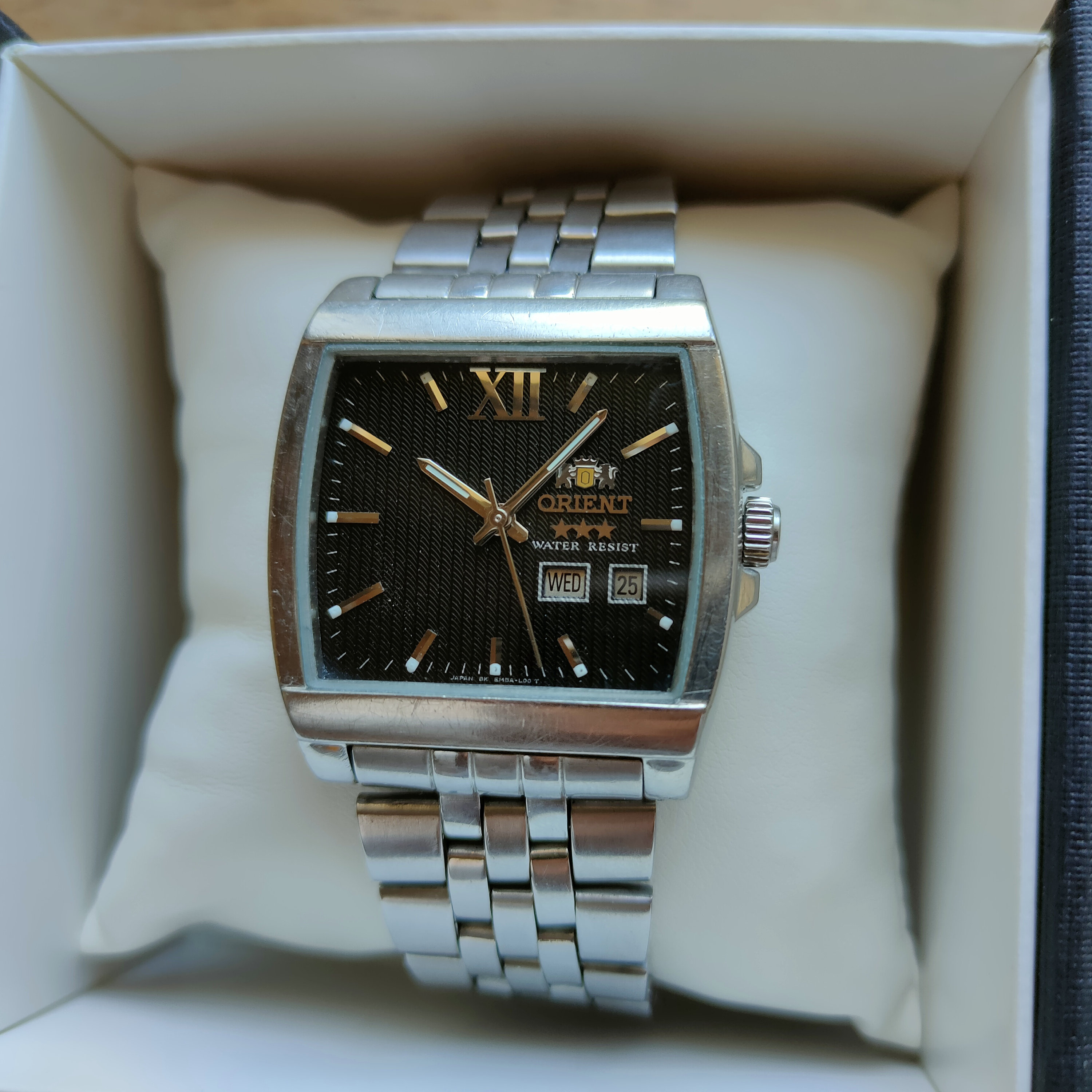 【ORIENT】810305-40 スーパースリム 80's ヴィンテージ Orient Square Watch, Vintage Orient Watch, Automatic Watch